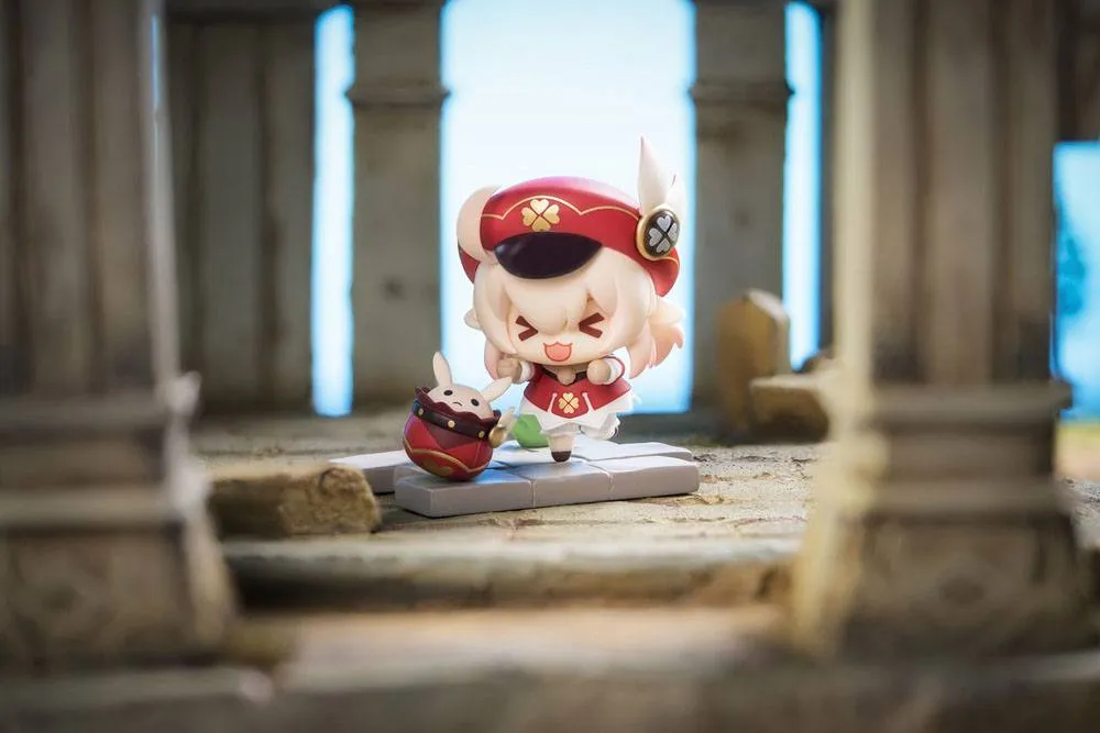 Genshin Impact Battle Scene Series Trading Figure 6-Pack Mondstadt Edition 5 cm - Caixa Inteira (6 Unidades)